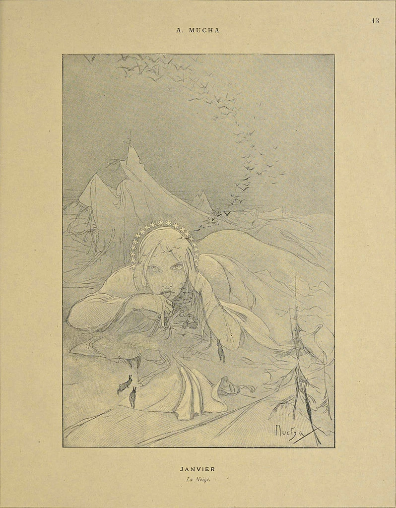 Alfons Mucha - Illustrazioni per la rivista Cocorico